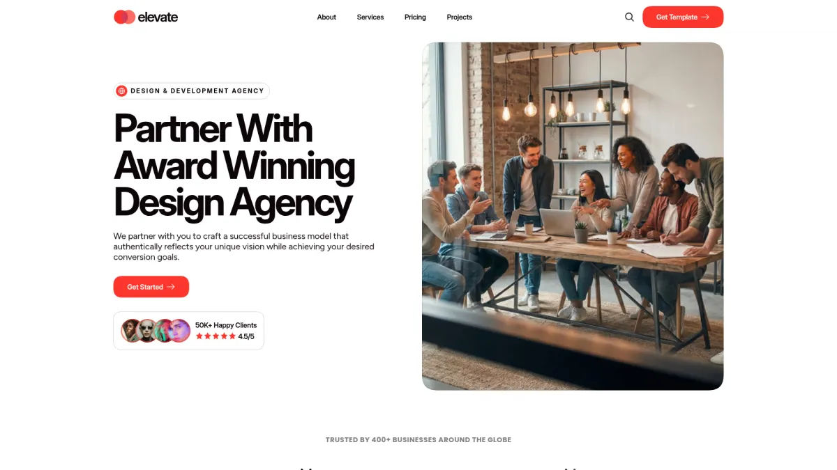 Voorbeeldwebsite Nuvé Studio